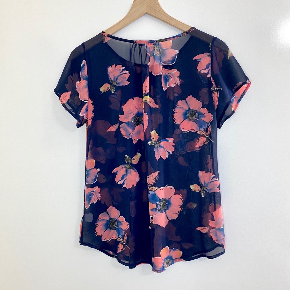 Papermoon Sheer Floral Blouse Medium - Picture 2 of 5